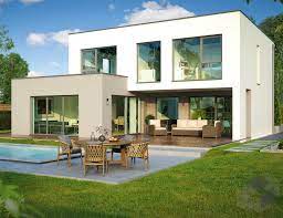 Jeder mensch ist anders, deshalb ist auch jedes zuhause anders. Cubushaus Im Bauhausstil Mit Grossen Fenstern Bauhausstil Bauhausstil Haus Haus Architektur