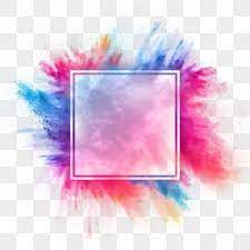Color Powder Smoke Frame Border Rectangle Watercolor Paint Electric Blue Png Transparent Clipart Image And Psd File For Free Download Pink Background Images Colorful Backgrounds Frame Border Design