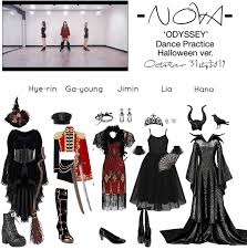 Nova Odyssey Dance Practice Halloween Ver Outfit Shoplook Dance Outfits Practice Kpop Fashion Outfits Kpop Costume