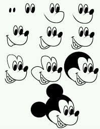 How To Draw Mickey Mouse Easy Disney Drawings Mickey Mouse Drawings Drawing Cartoon Characters