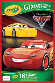 Cut out each car and glue to both sides of a recycled, clean juice box or milk carton. Crayola Cars 3 Giant Colouring Page 04 0126 0 000 Buy Online At Best Price In Uae Amazon Ae