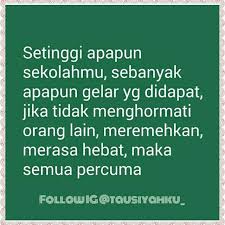 Jangan Sombong Kata Kata Mutiara Islamic Quotes Motivasi