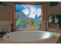 Free for commercial use no attribution required high quality images. Hand Made Stained Glass In A Bathroom Window By Isaac D Smith Studio Custommade Com