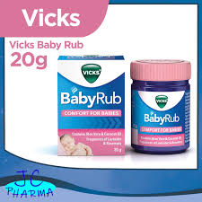 Authentic Vicks Baby Rub Comfort For Babies 20g Lazada Ph