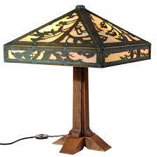 Tiffany style white table lamp. Mission Craftsman Arts And Crafts Style Table Lamps Old California Lantern Co