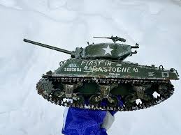 She's done! My M4A3E2 Battle of the Bulge model is completed just in time  for my first snow day. I love that I finished this during the 80th  anniversary. I did a