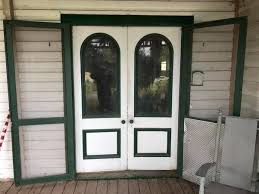The wide louvers gives the doors a clean, modern style that will complement any decor. Doors Windows Relics Rust Antiques