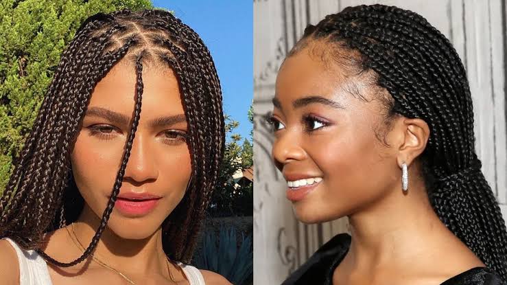 58 Box-Braid Styles You Have to Try in 2025 | Glamour