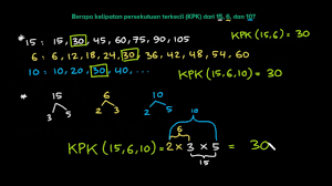 Berapakah fpb dari 2 x 3 x 3 dan 2 x 3 x 3 x 5. Kelipatan Persekutuan Terkecil Dari Tiga Angka Video Khan Academy