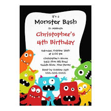 Cute Little Monster Bash Birthday Party Invitation Zazzle Com Monster Birthday Invitations Little Monster Birthday Birthday Invitations