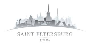 Sankt petersburg architecture line skyline illustration. Saint Petersburg Skyline Wandtattoo Fur Das Wohnzimmer I Love Wandtattoo
