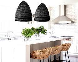 Becki Rattan Pendant Light Etsy 2021 Interior Design Trends Rattan Pendant Light Black Kitchen Decor