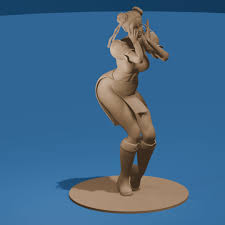 Chun-li Being Cute  Asian Fighter Figure - Etsy