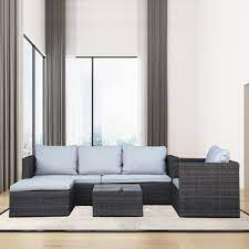 Our range of outdoor rattan sofas come as modular pieces so the setup any rattan garden sofa set can be used both indoors and outdoors. Modular Corner Rattan Sofa