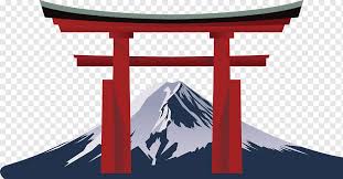 Japan's sacred volcano | wired where is fuji, japan? Red Temple And White Mountain Art Illustration Mount Fuji Tourism Resort Japan Mount Fuji Angle Structure Japan Map Png Pngwing