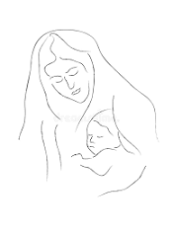 Escena De La Feliz Navidad De La Familia Santa Vector Ilustración del  Vector - Ilustración de minimalista, nacimiento: 130553110