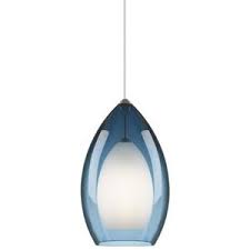 T700tdfirgpus Fire Grande Mini Pendant Pendant Light Satin Nickel Steel Blue At Fergusonshowrooms Com