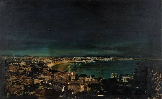 Bombay from Malabar Hill by Night
