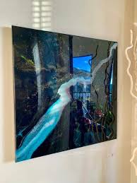 Maybe you would like to learn more about one of these? Original Abstract Painting With Resin On Canvas Modern Art Fluid Art Abstract Art Home Decor Wall Design Beautiful Abstract Painting Resin Art Painting Modern Canvas Art