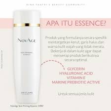 Novage Primming Essence Dapatkan Produk Ini Dengan Harga Khusus Member Untuk Daftar Oriflame Gratis Dan Info Lebih Lanjut Hubungi Dina Di 2020 Kulit Produk Wajah