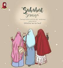 Gambar kartun lucu orang gemuk; Kumpulan Animasi Muslimah Persahabatan Kumpulan Kartun