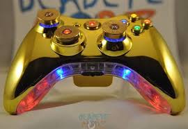 Xbox 360 Controller Mod Features Bullet Buttons With Leds Xbox One Games Xbox 360 Controller Xbox Controller