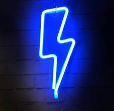 Blue Lightning Led Neon Sign Blue Lightning Bolt Neon Led Sign Lightning Bolt Neon Light Thenaturalneon Blue Neon Lights Blue Aesthetic Dark Blue Aesthetic Pastel