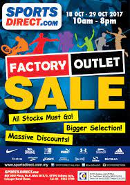 Time to add your new collection on footwear, apparel & accessories on. Sports Direct Warehouse Clearance Sale Subang Jaya Superstore 18 29 October 2017