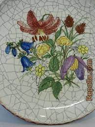 Overall condition is good, with no chips or cracks. Allgauer Ceramic Wall Plate Sold Repotta
