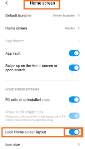 Note removing an icon does not delete the app, it just removes the icon from a home screen. Can T Move Items Home Screen Layout Is Locked Samsung Redmi Techk