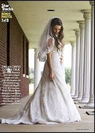 Another View Of Jill Duggar S Wedding Dress Dillards Wedding Dresses Pretty Wedding Dresses Bridal Wedding Dresses