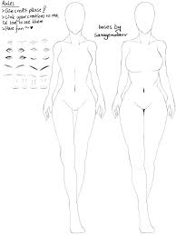 F2u Basic Female Base With Faces By Savagemolotov Deviantart Com On Deviantart Female Base Female Face