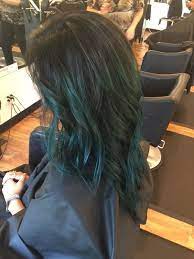 15 Gorgeous Hair Colour That Don T Require Bleaching 12 Hair Styles Dark Green Hair Teal Hair