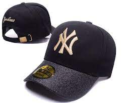 Men S Women S New York Yankees Black Shimmer Shine Brim Baseball Adjustable Hat Black Gold