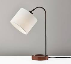Edward Wooden Table Lamp With Usb Port In 2020 Wooden Table Lamps Table Lamp Wooden Tables