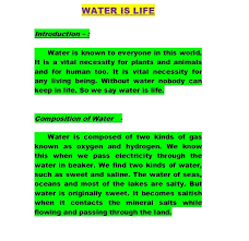 Water Is Life All Type Of Essay And Letters In 2020 Types Of Essay Life What Is Water