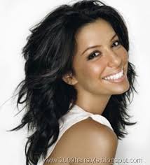 Eva Longoria S Long Layered Hairstyle Tony Parker S Short Haircut Love This Medium Hair Styles Long Layered Hair Front Lace Wigs Human Hair
