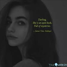 Darling, She is an open b...