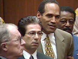 O.J. Simpson, born in San Francisco, California (1947), and Nicole Brown  Simpson, born in Frankfurt, Germany (1959), were both part of the public  eye—O.J. as an NFL star and actor, Nicole as