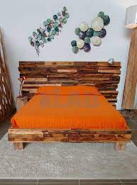 Testata letto matrimoniale imbottita testata letto pelle. Letto Matrimoniale Legno Di Recupero Reuse Old Wood Xlab Design