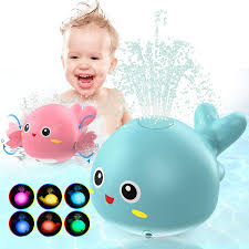 The toys are offered in a stunning variety sure to appeal to all. Fashion Brands Toyokid Baby Bath Toys For Toddlers 1 2 3 4 5 Years Old Boys And Girls Kids Light Up Whale Bath Toy Sprinkler Automatically Bath Tub Toy For Bath With
