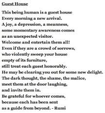 Guest House Poem Rumi Rumi Quotes Rumi Love Words