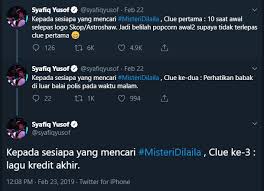 Namun, sedang mereka bercuti, jefri pergi berjumpa dengan jefri mencari sekeliling pekan frasers hill namun tidak menjumpainya. Misteri Dilaila Ada Dua Versi Berikut Senarai Pawagam Untuk Versi 1 Dan Versi 2 Gosip Tempatan Gosip Forum Cari Infonet