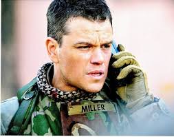 Matt Damon Hand Signed