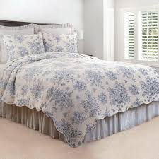 Black And White Toile Bedding King Size Kilgore Reversible Quilt Set Reviews Birch Lane Stylish Beds Quilt Sets Blue Quilts