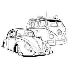 vw beetle coloring pages google search croquis voiture dessin coloriage de course a4 gratuit