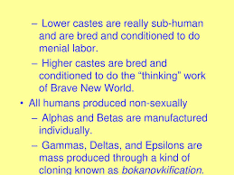 Alphas wear gray, and betas wear mulberry. Ppt Brave New World Powerpoint Presentation Free Download Id 850441