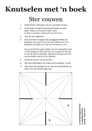 Knutselen Met Boek Ster Vouwen Diy Paper Words Word Search Puzzle