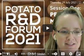 Potato R&D Forum 2021 Day 1 Recording: Pest management