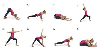 Simple 8 Pose Yoga Sequence To Try At Home Step By Step Instructions Up On The Blog Easy Yoga Poses Yoga Poses Yoga Tools